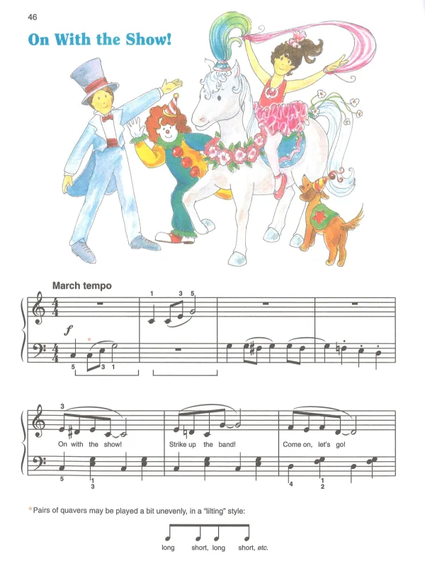 Alfred's All In One Piano Course book 3, for young students.