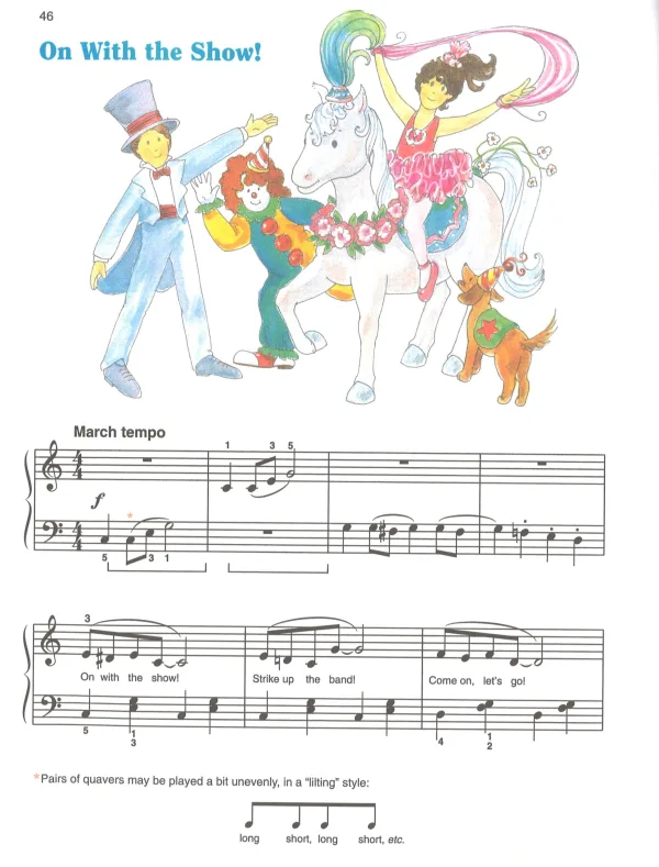 Alfred's All In One Piano Course book 4, for young students.