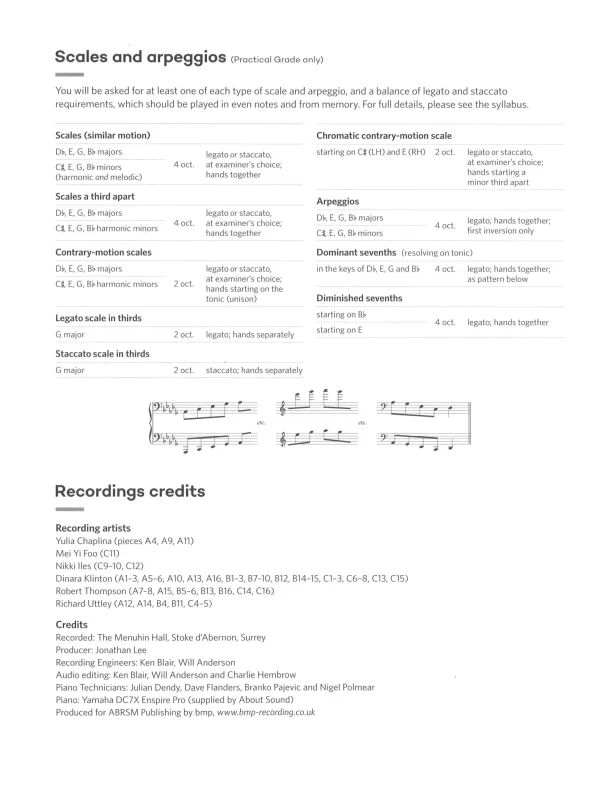 "Piano Exam Pieces Grade 7" book, displaying a refined design for those preparing for piano exams.