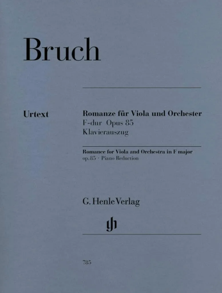 Henle Bruch Romance F major op. 85 for Viola and Orchestra