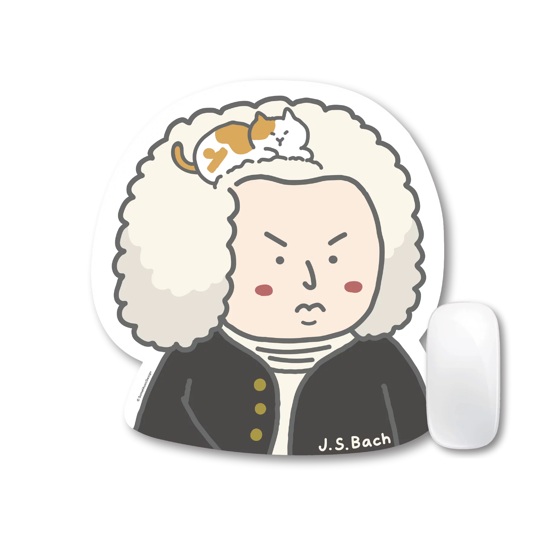 SomeMusicDesign Mouse Pad - Bach