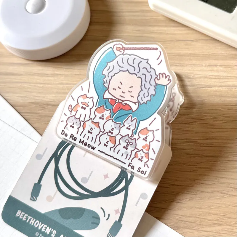 SomeMusicDesign Beethoven Acrylic Clip