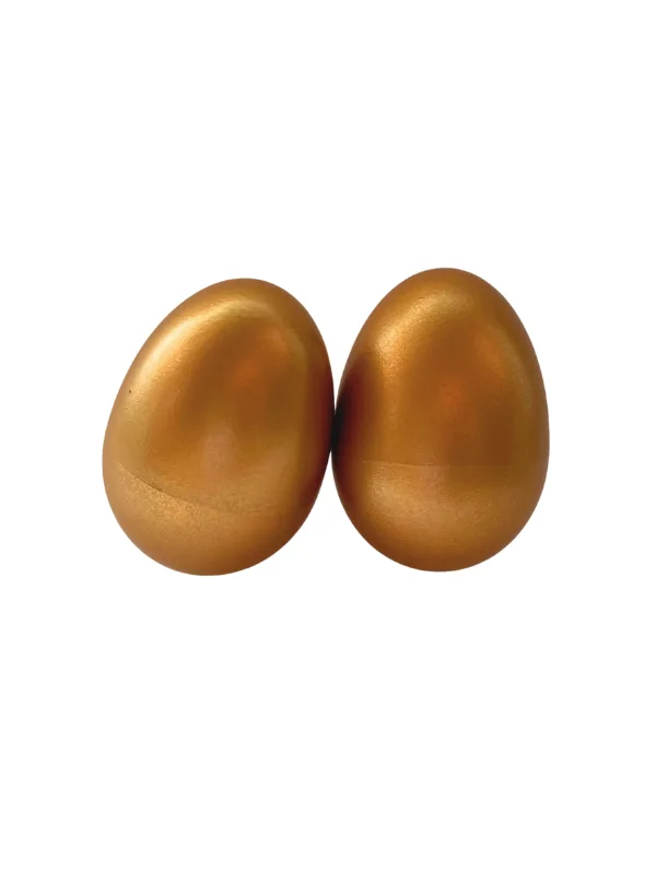 Egg Shaker Pair - Bronze