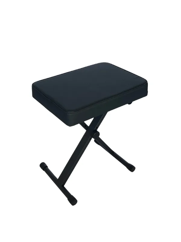 PT Classic Piano Keyboard Bench – Single – Black