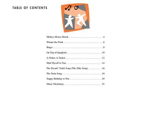 Faber PreTime Piano Kid's Songs - Image 3