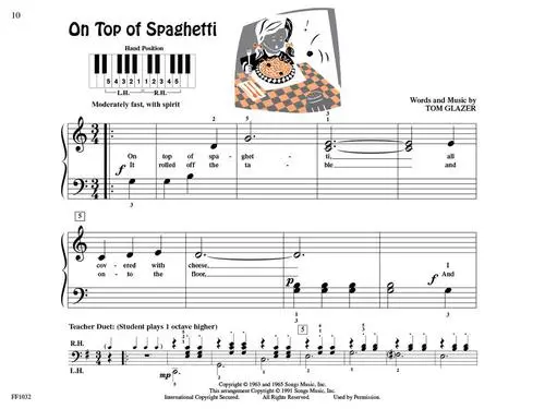 Faber PreTime Piano Kid's Songs - Image 4