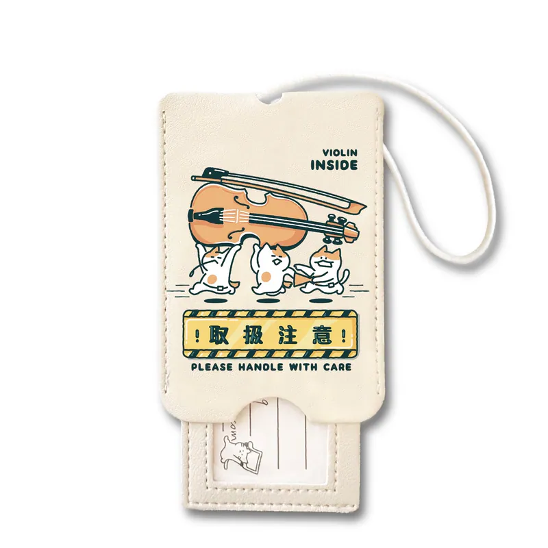 SomeMusicDesign Violin Luggage Tag
