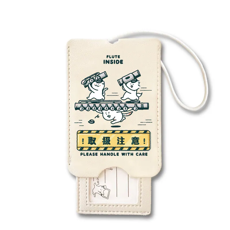 SomeMusicDesign Flute Luggage Tag