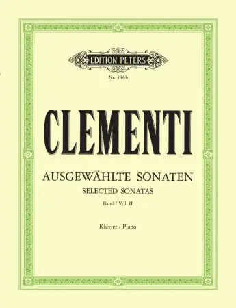 Peters Clementi Selected Sonatas Volume 2 Piano
