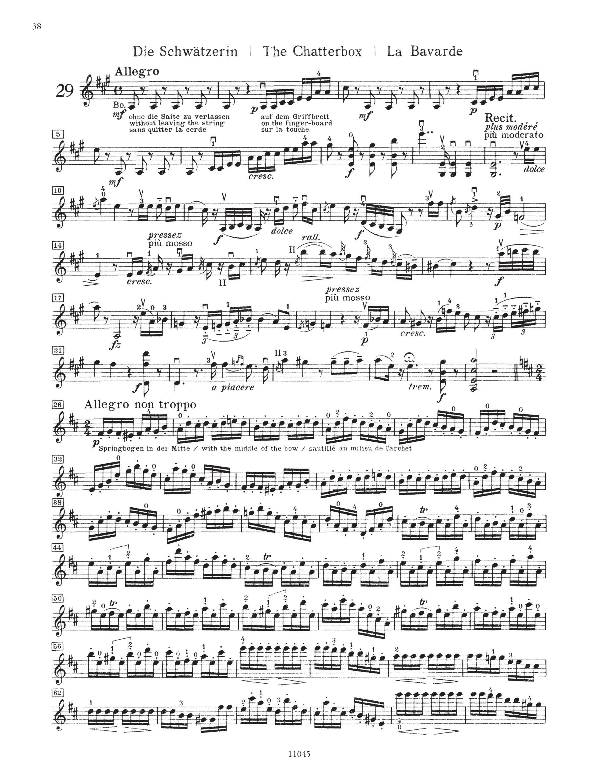 Peters Mazas Special Studies for Violin Op.36/I - Image 5