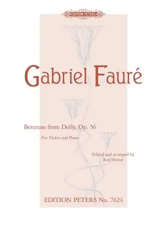 Peters Faure Berceuse from Dolly Op.56 for Violin
