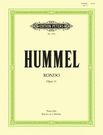 Peters Hummel Rondo Op.11 Piano Solo