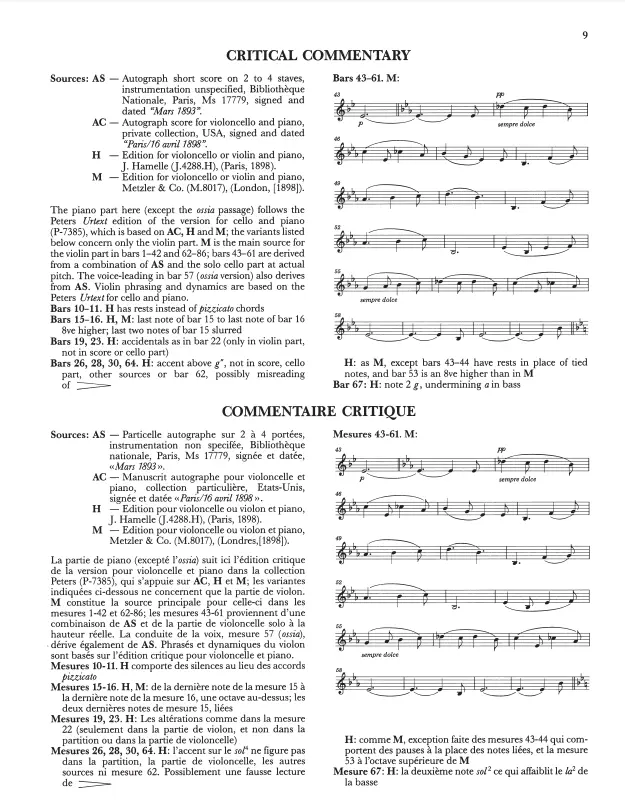 Peters Faure Sicilienne Op.78 for Violin/Viola - Image 4