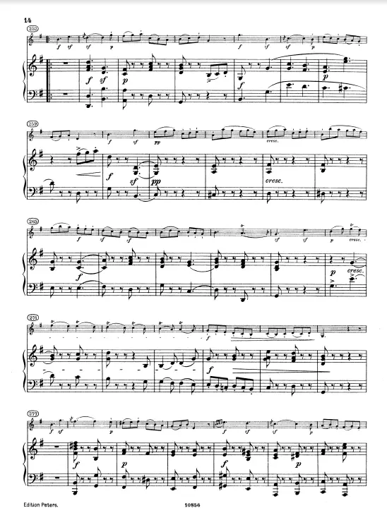 Peters Veracini Sonata Accademica for Violin Op.2 No.8 - Image 3
