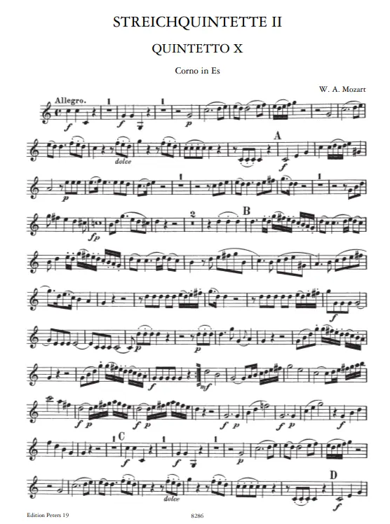 Peters Mozart String Quintet Vol. 2 No. 1-3, 9, 10 - Image 3