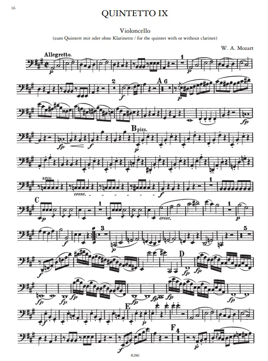 Peters Mozart String Quintet Vol. 2 No. 1-3, 9, 10 - Image 4