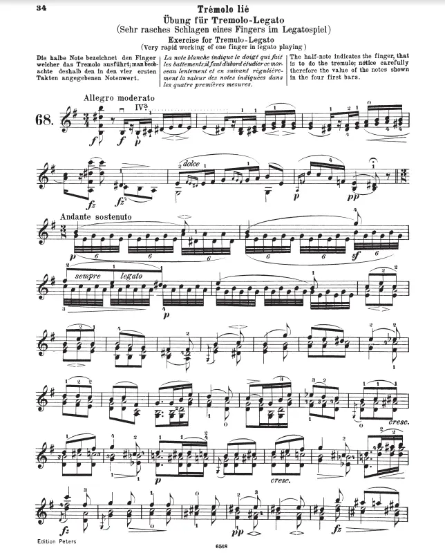 Peters Mazas Artist Studies for Violin Op.36/III - Image 3