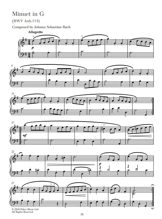 Faber The Piano Player: Easy Classical Pieces - Image 3