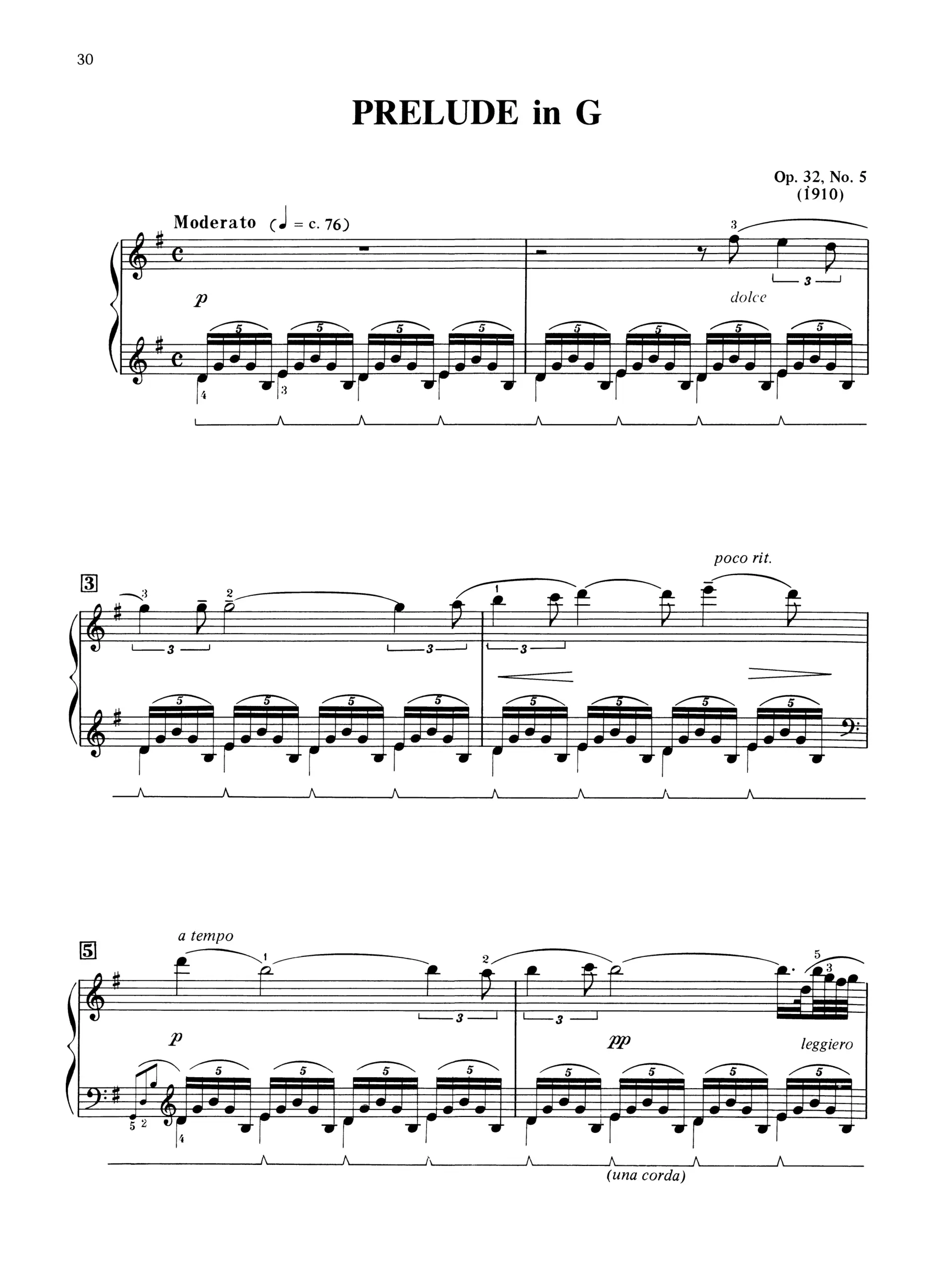 Alfred Rachmaninoff 13 Preludes Op.32 for Piano - Image 5