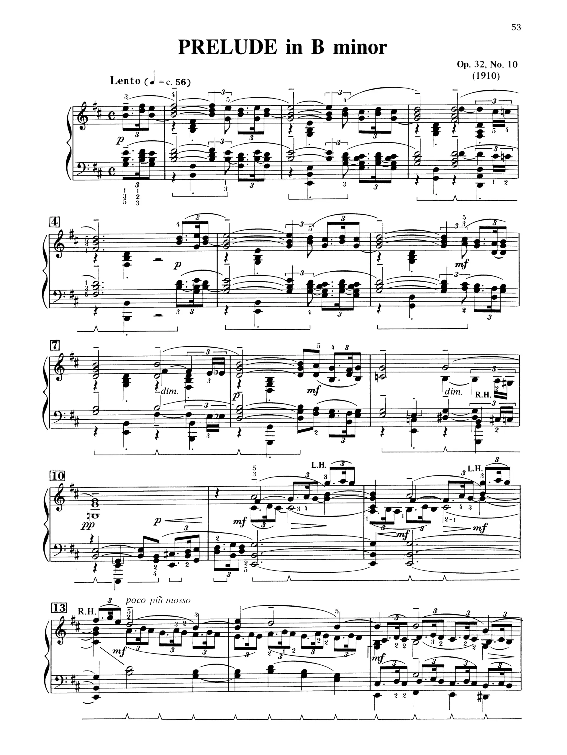 Alfred Rachmaninoff 13 Preludes Op.32 for Piano - Image 3