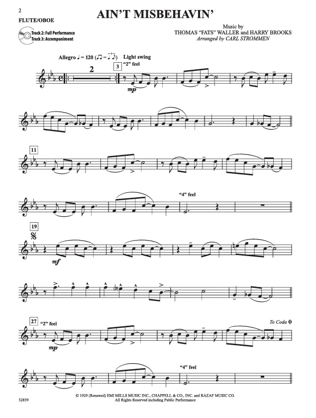 Alfred Instrumental Solos for Flute/Oboe - Image 2
