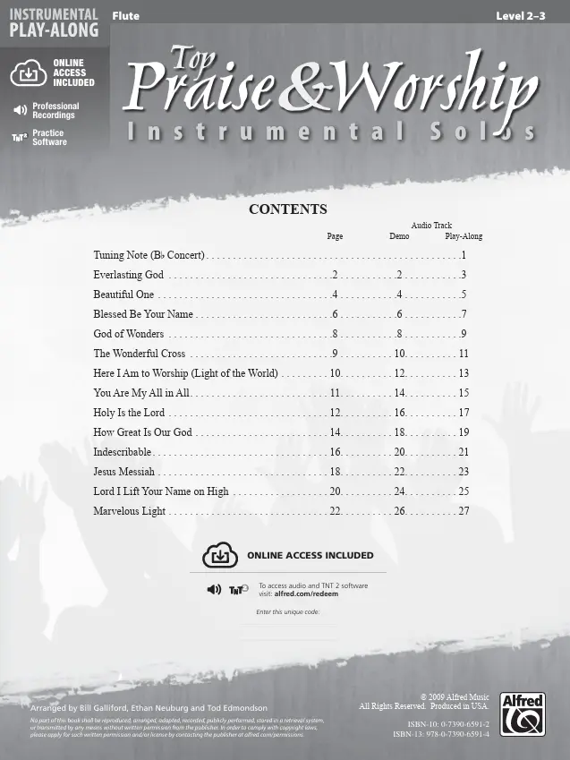 Alfred Top Praise & Worship Instrumental Solos for Flute - Image 2
