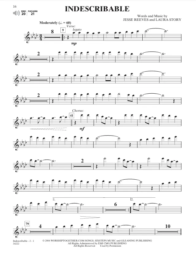 Alfred Top Praise & Worship Instrumental Solos for Flute - Image 5