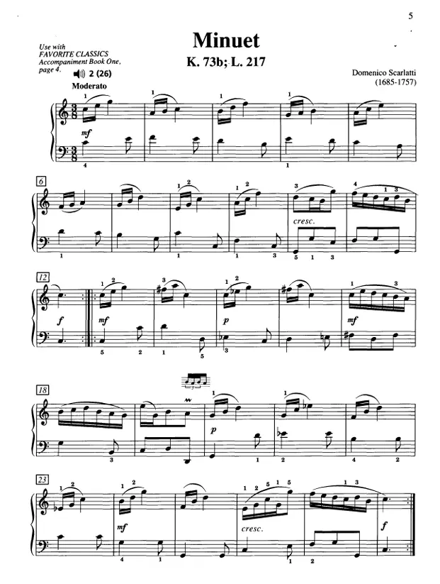 Alfred Favorite Classics Solo Book 1 for Piano - Image 3