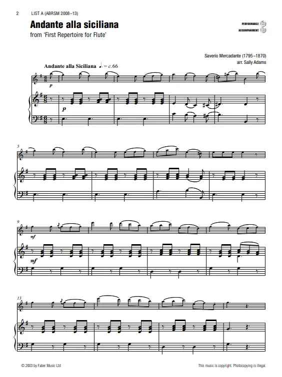 Faber The Best of G3 Flute - Image 2