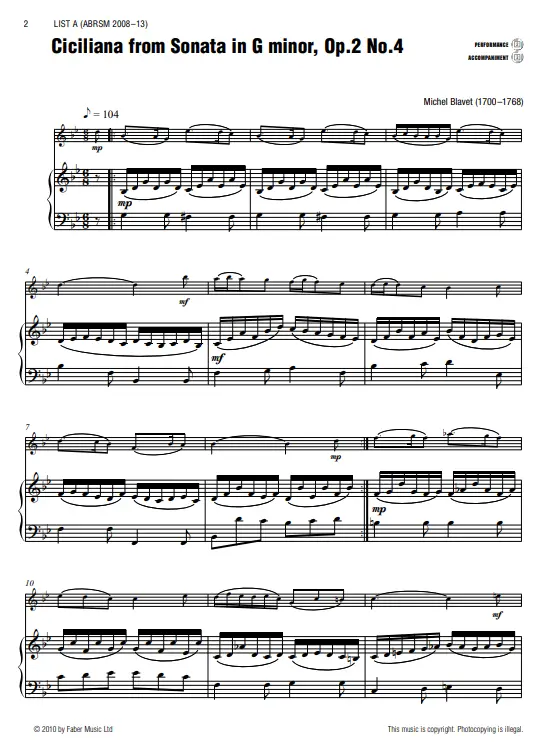 Faber The Best of G4 Flute - Image 2