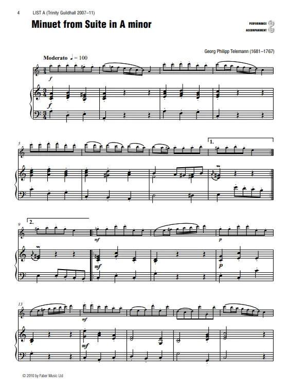 Faber The Best of G4 Flute - Image 4