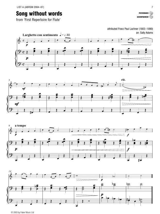 Faber The Best of G1 Flute - Image 3