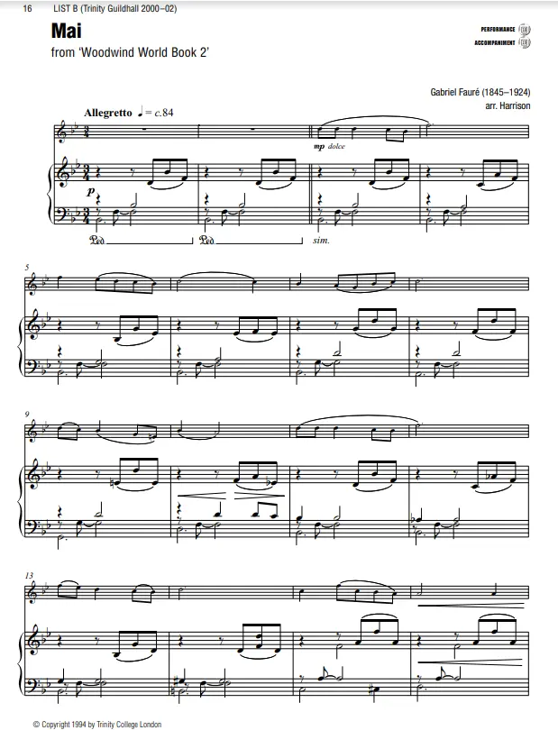 Faber The Best of G2 Flute - Image 2