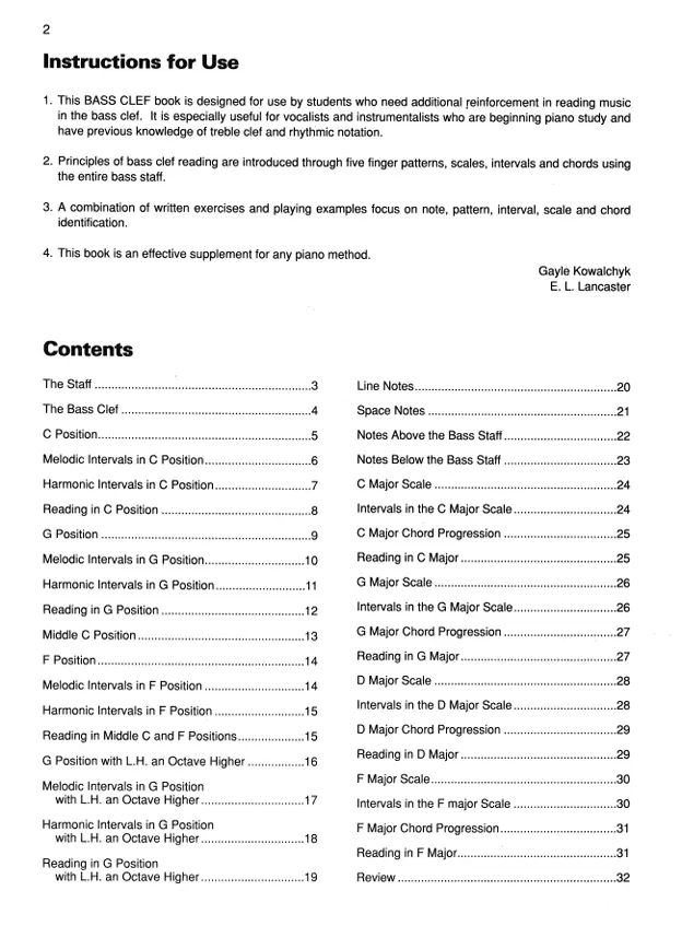 Basic Bass Clef Note Speller/Sight Reading - Image 2