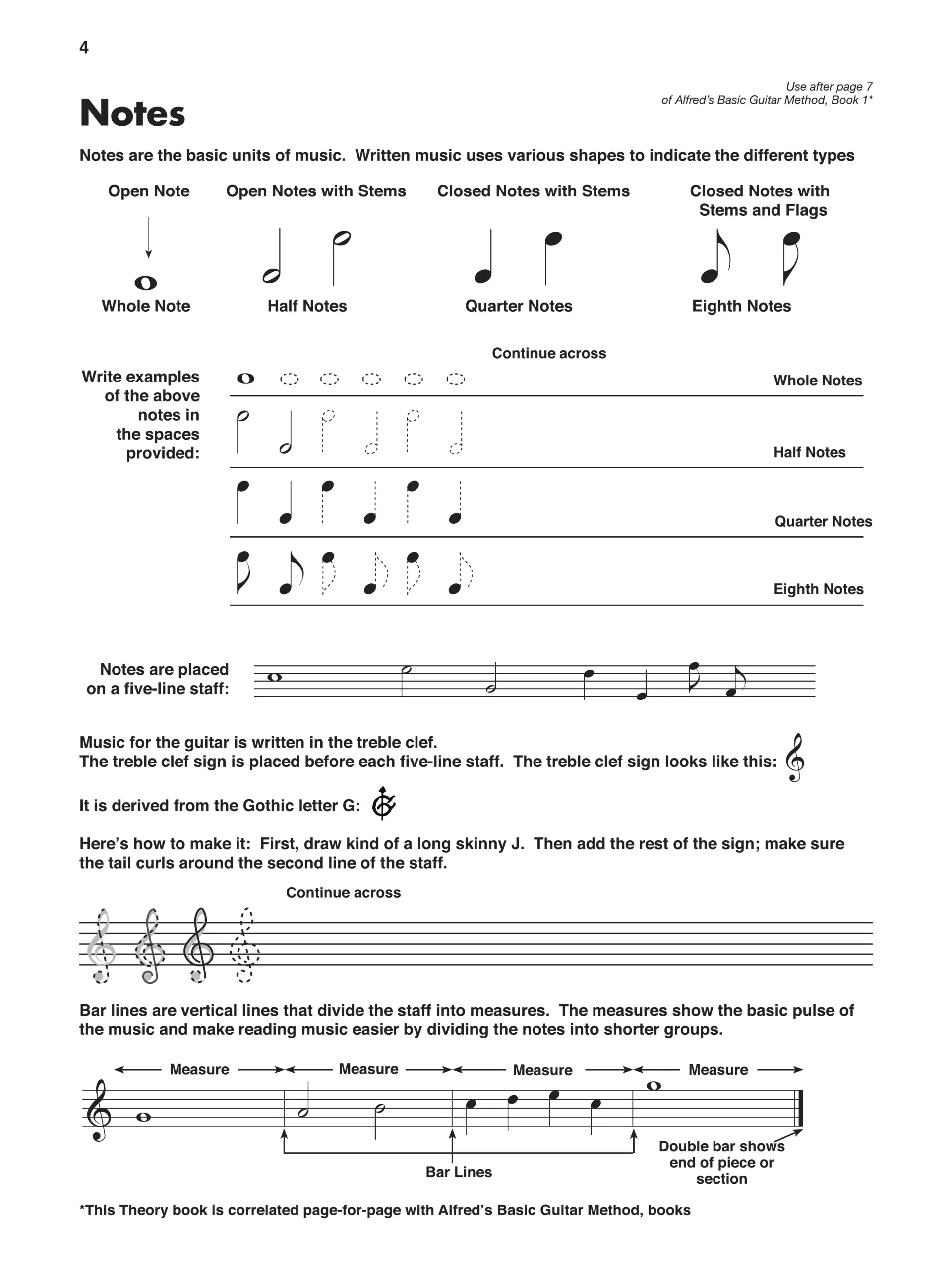 Alfred's Basic Guitar Theory 1 & 2 - Image 3