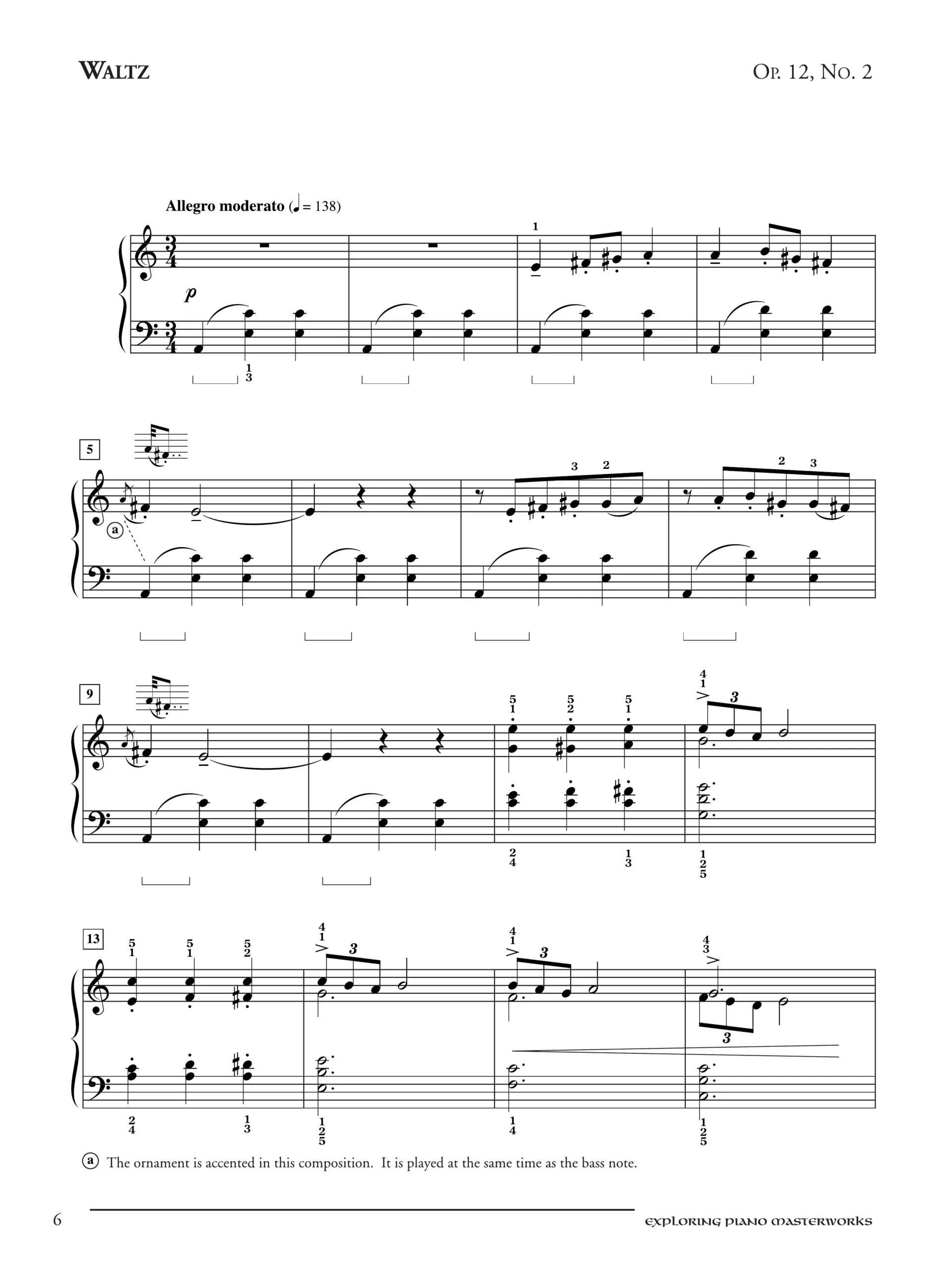 Alfred Grieg Arietta from Lyric Pieces Book 1 Piano - Image 4