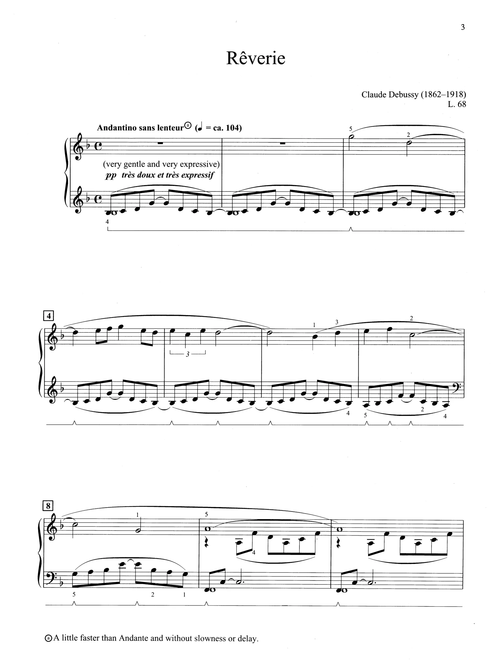 Alfred Debussy Reverie Piano - Image 2
