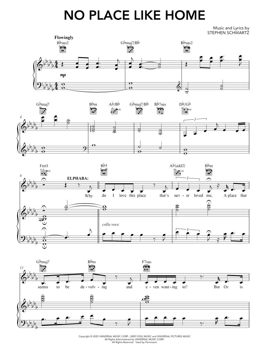 Wicked for Good - Piano/Vocal Selections - Image 4