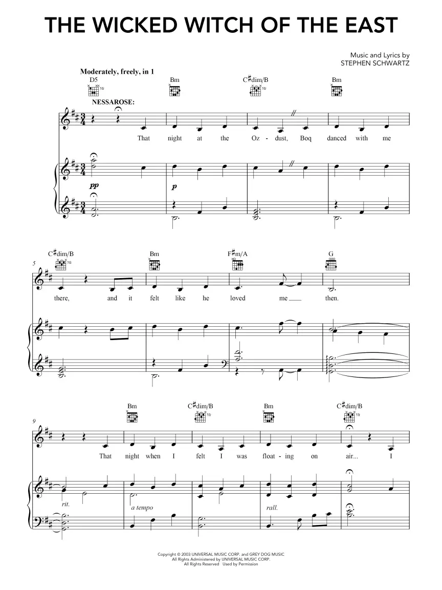 Wicked for Good - Piano/Vocal Selections - Image 5