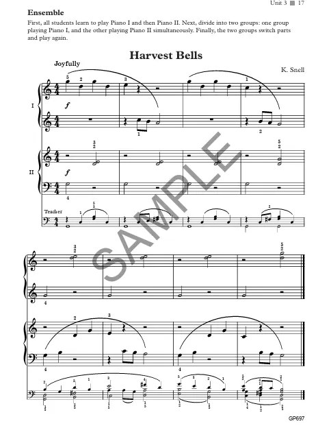 Kjos Keith Snell Activities for Group Piano Classes Bk 1 - Image 4