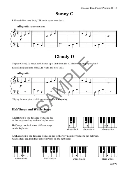Kjos Keith Snell Piano Course for the Adult Beginner, Book 1 - Image 3