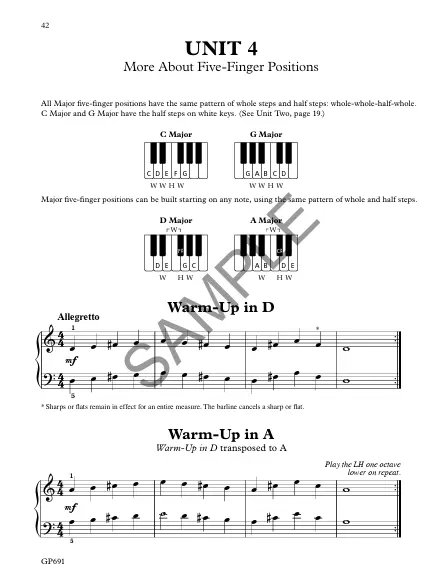 Kjos Keith Snell Piano Course for the Adult Beginner, Book 1 - Image 5