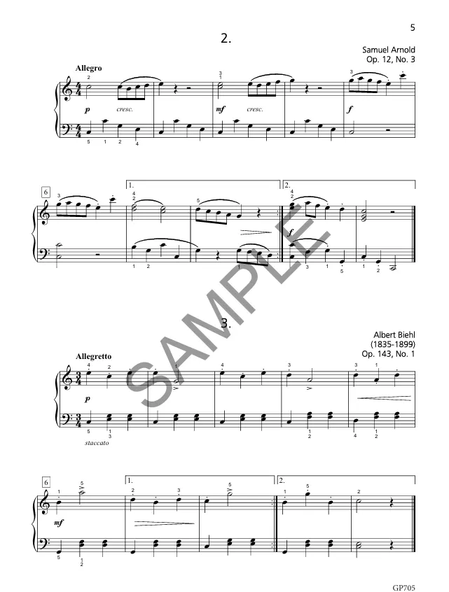 Kjos Sight Reading Piano Level 5 - Image 4