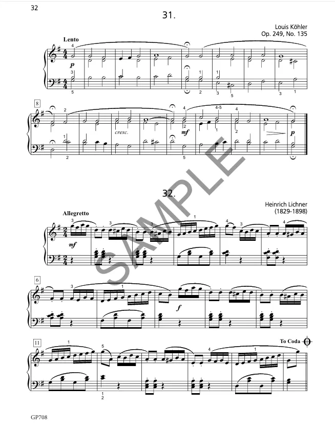 Kjos Sight Reading Piano Level 8 - Image 3